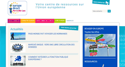 Desktop Screenshot of infoeurope.fr
